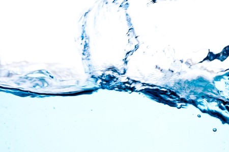 fresh clean water splash. macro