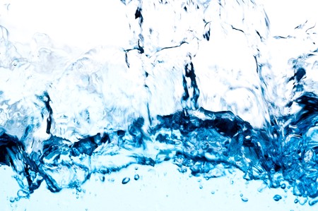 fresh clean water splash. macroの写真素材