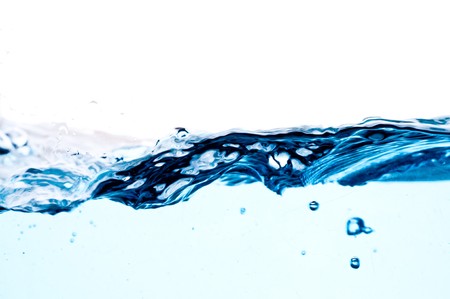 fresh clean water splash. macro