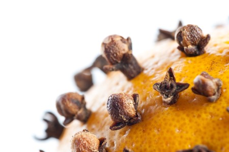 Christmas orange and decorの写真素材