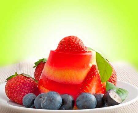 Berry dessertの写真素材