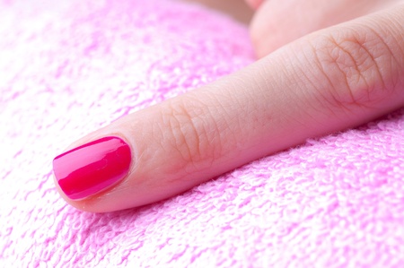 manicre treatment at the wellness salon 
の写真素材