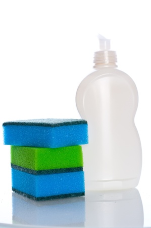 Collection of hygiene cleaners for housework 
の写真素材
