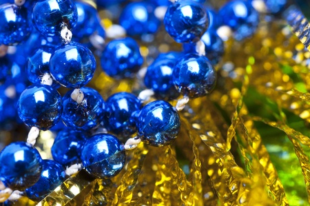 christmas ribbon decorの写真素材