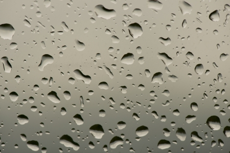 water drops on window glass のeditorial素材