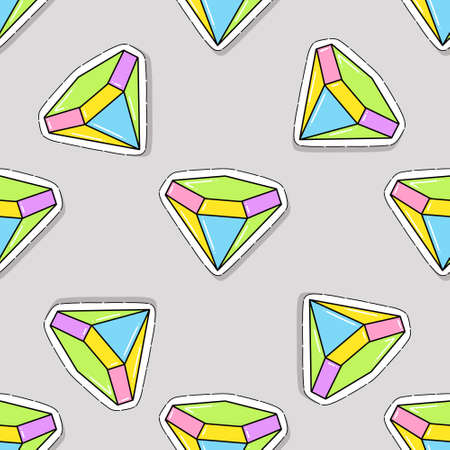Diamond pattern. Vector illustration in a flat styleのイラスト素材