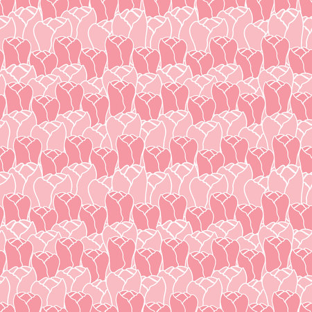 Floral pattern with tulips.Vector floral pattern.Seamless floral background.Floral pattern.Repeating floral pattern.Abstract floral pattern.Floral ornament.Floral abstract texture.Floral Ornament JPG.のイラスト素材