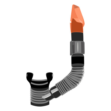 Snorkel for diving sport equipment vector illustrationのイラスト素材