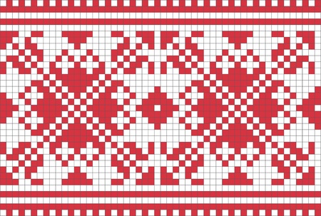 Ethnic Ukrainian ornamental pattern #6のイラスト素材