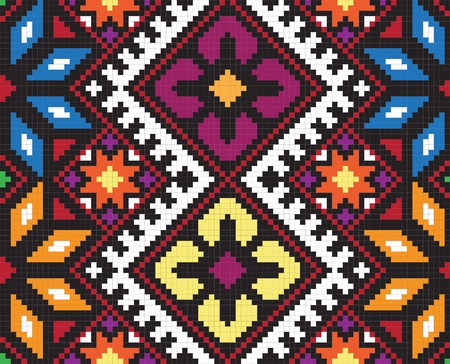 Ukrainian ethnic seamless ornament, #58, vectorの写真素材