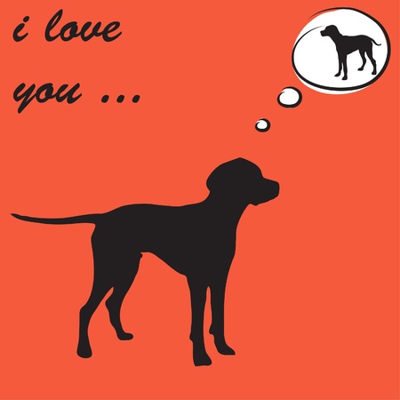 Valentine's cardのイラスト素材