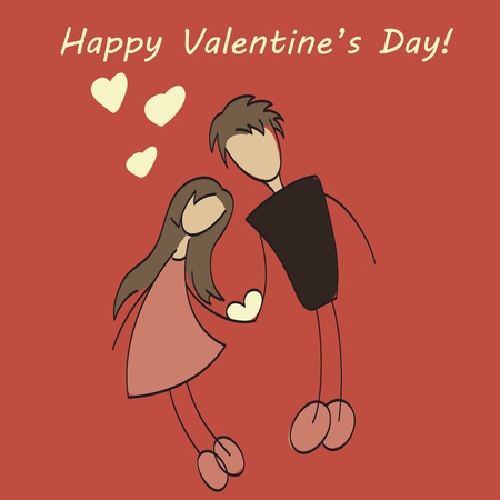 Valentine's loversのイラスト素材