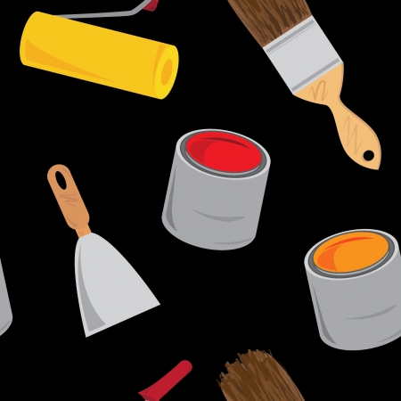 construction background , seamless patternのイラスト素材