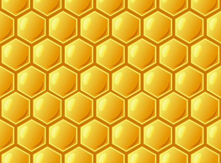 Bee's honeycomb, seamless pattern ,のイラスト素材