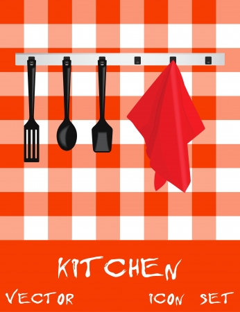 Icon set of kitchen  appliances, のイラスト素材