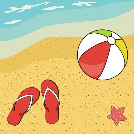 Pretty summer backgroundのイラスト素材