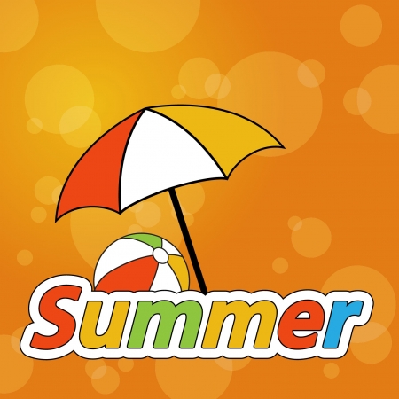 Pretty summer backgroundのイラスト素材