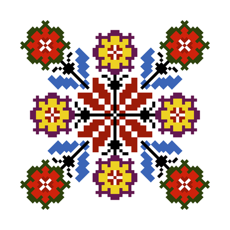 Ukrainian national pattern, vector.のイラスト素材