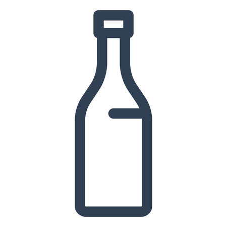 Waste management icon, black line isolated vectorのイラスト素材