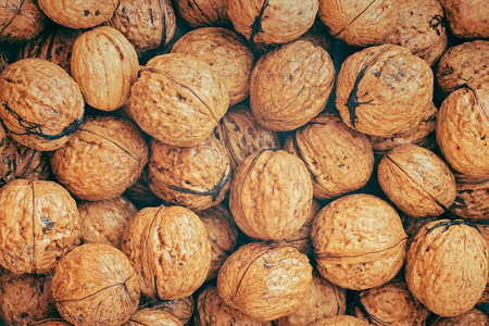 walnuts food harvest healthy vitamins confectionery ingredientsの写真素材