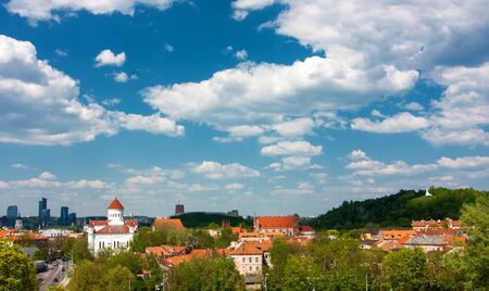 Panoramic view of Vilnius, Lithuania