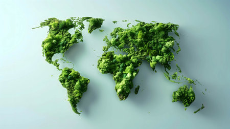 Investing in businesses that emphasize sustainable growth and participate in social care, using clean energy and caring for the environmentの素材