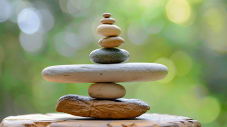 Balanced portfolio and benefits for investors concept, diversify and asset allocation in stock and bond and fund for reduce risk and increase returnの素材