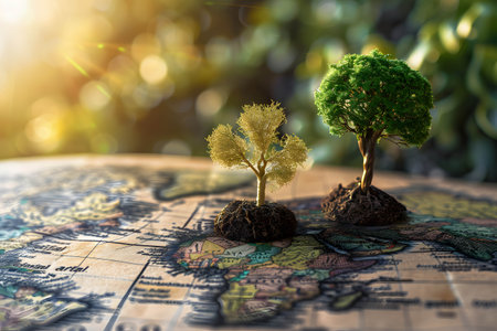 A detailed roadmap guiding investors through the process of diversifying their portfolios to achieve financial independenceの素材