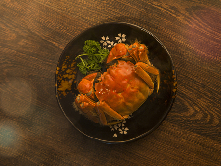 Hairy crabsの写真素材