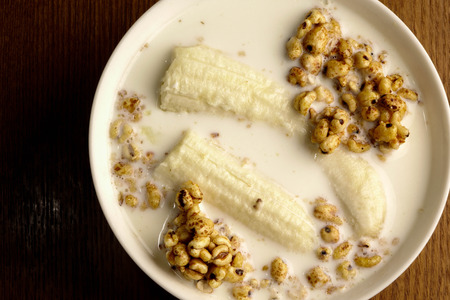 Banana dessertの写真素材