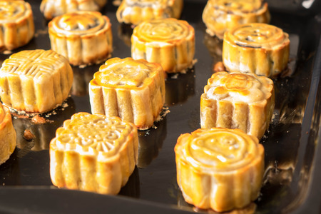 Moon cakesの写真素材