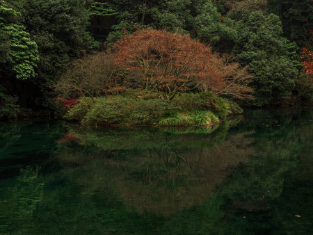 Hangzhou Jiuxi autumnの写真素材