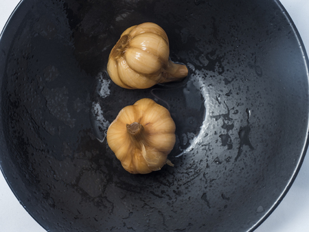 Vinegar Garlicの写真素材