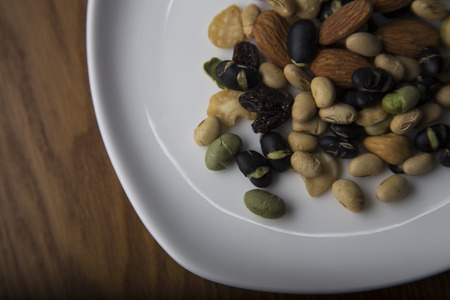 mixed nutsの写真素材