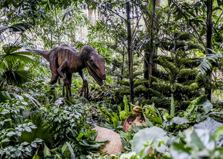 Dinosaur modelの写真素材