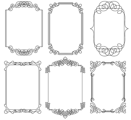Collection of framesのイラスト素材