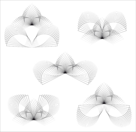 tattoo, geometric, ornament,  lotusのイラスト素材