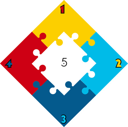 frame, puzzle, orderのイラスト素材