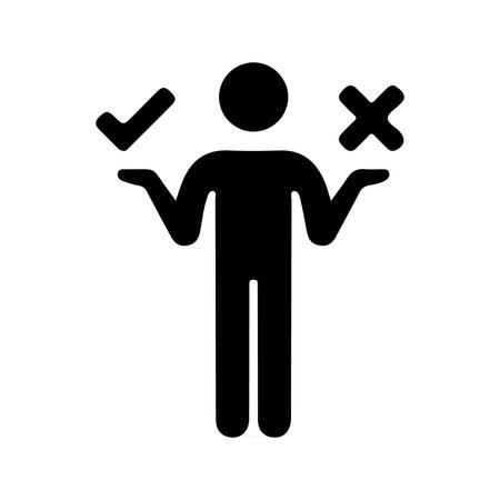 Man icon vector male user person profile avatar symbol with check mark in flat color glyph pictogram illustrationのイラスト素材