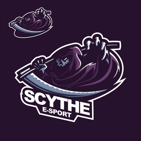 grim reaper  for e-sport gaming mascotのイラスト素材