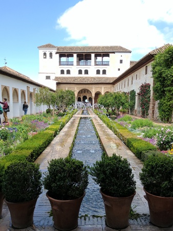 Alhambra Palace groundsのeditorial素材
