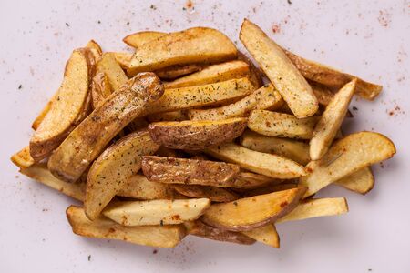 French fries with spices