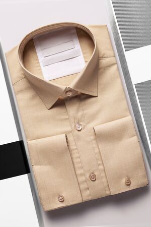 Men's shirts in Many colorsの写真素材