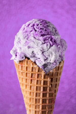 Colored ice cream close upの写真素材