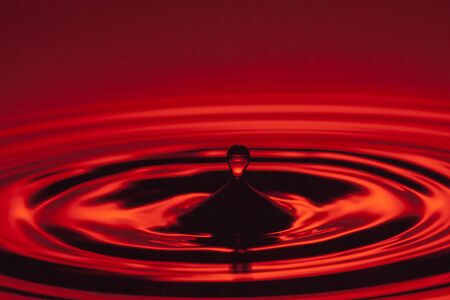 a macro drop of waterの写真素材