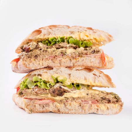 Roast Beef Sandwich tasty sliceの写真素材