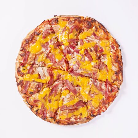 Pizza delicious and tasty top viewの写真素材