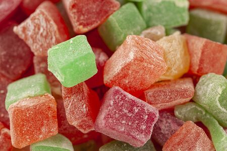 the Colorful candy close upの写真素材