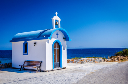 Church in Naxos, Greece.の写真素材
