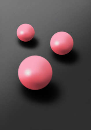 3d render of a bunch of colorful balloons and abstract splashの写真素材